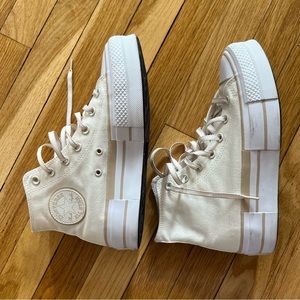 Platform converse high tops